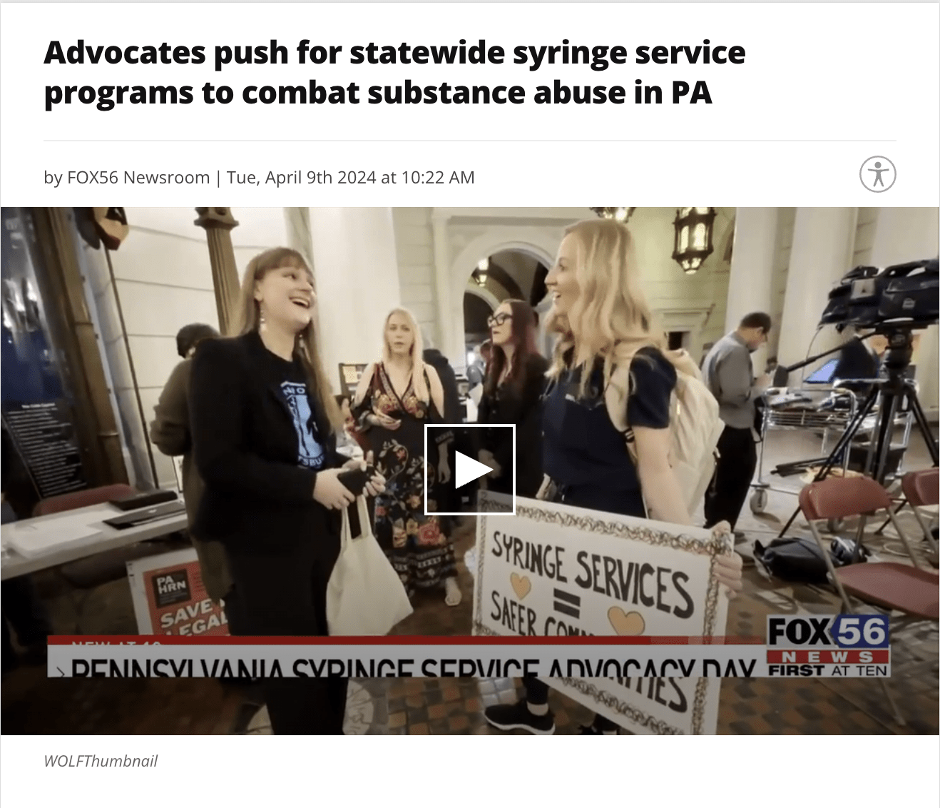 SSDP's Julia Hilbert on FOX56 News